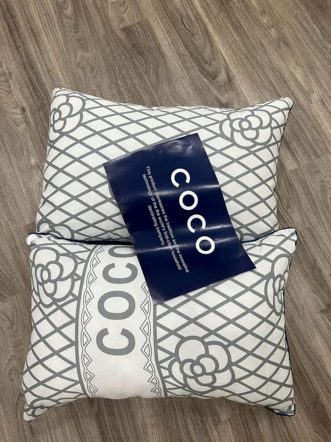Cặp gối COCO lõi bông sợi tự nhiên êm ái, gối ngủ êm ái giúp ngủ ngon sâu giấc