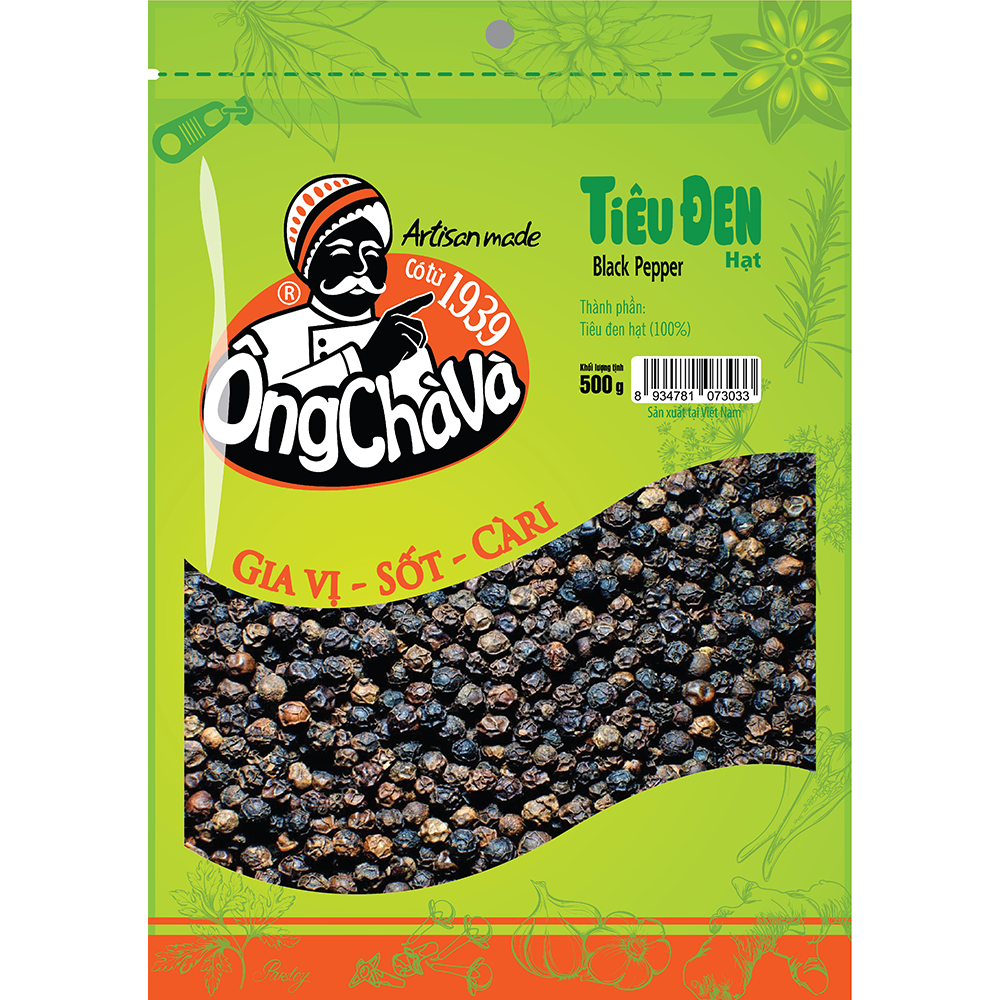 Tiêu Đen Hạt Ông Chà Và 500g