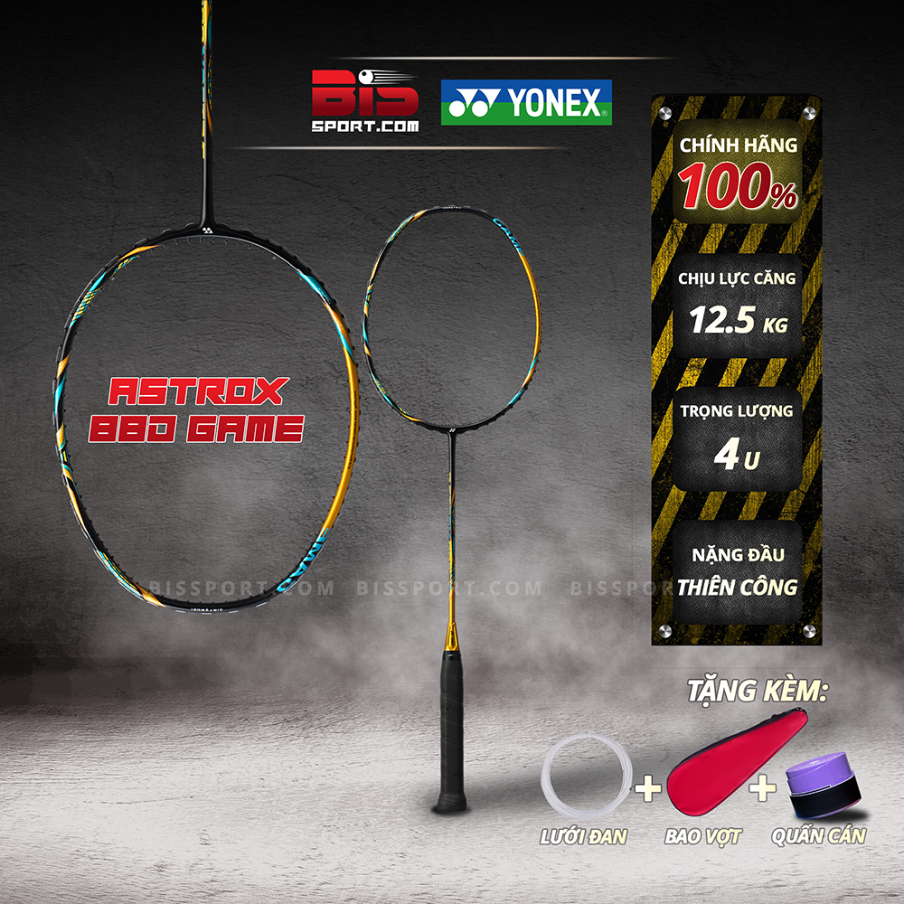 Vợt cầu lông yonex 88d game chính hãng - công mạnh và liên tục, thích hợp đánh đôi, cứng cáp, chống sốc