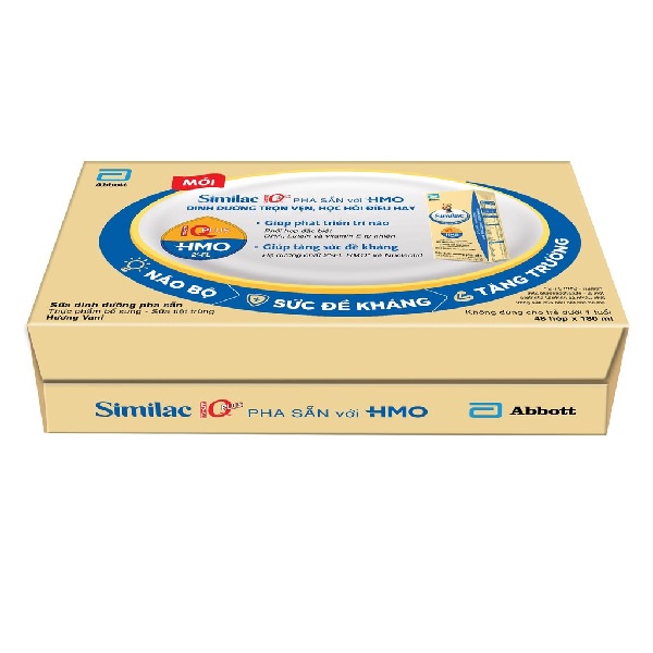 Thùng 48 hộp Sữa bột pha sẵn Similac IQ 110m/180ml