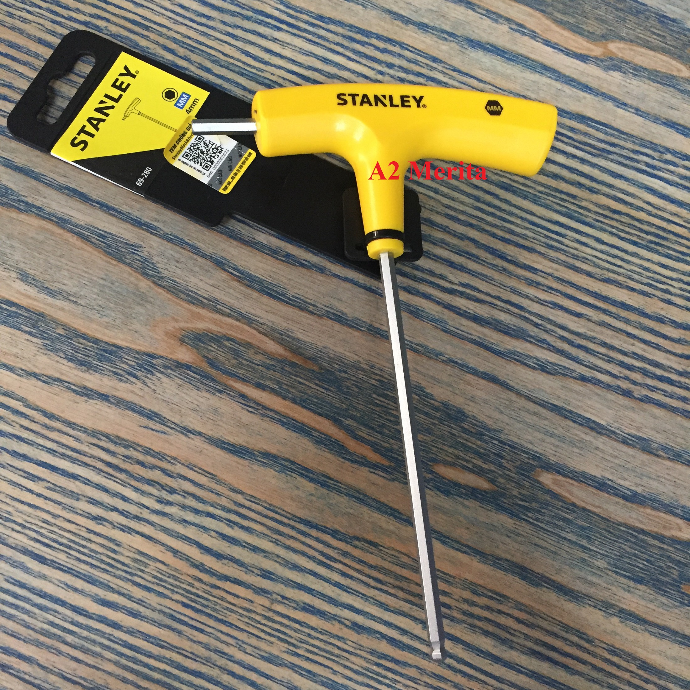 Khóa lục giác chữ t 2 đầu 4mm stanley 69-280