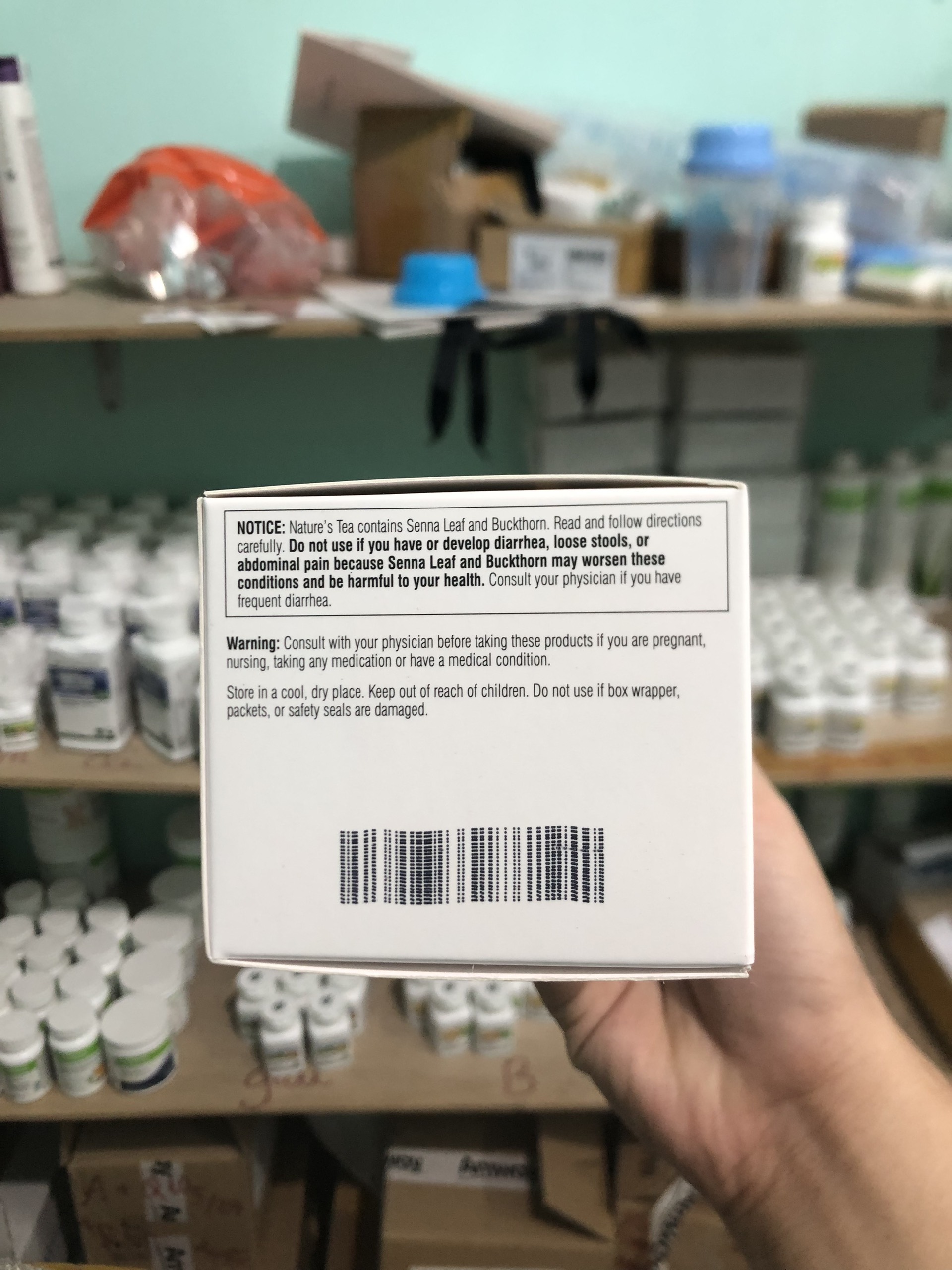 Trà Thải Độc Ruột Nature's Tea Uni (hộp 30 gói)