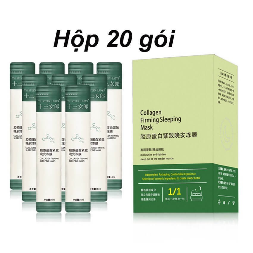 Mặt nạ ngủ Collagen dạng Thạch Bioaqua