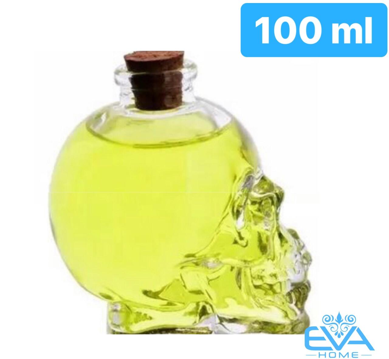 Bình thuỷ tinh đầu lâu bút bần nhí 100 ml