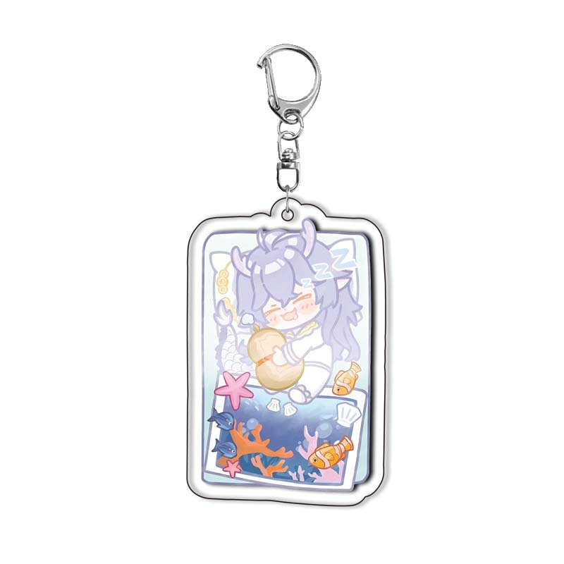 [11 mẫu] Móc khóa mica game Honkai Star Rail - Sleeping ver [T69 Shop]
