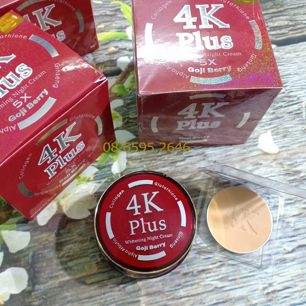 [Có tem] Kem 4K PLUS 5X Đỏ Thái Lan - Ngừa Mụn, Mờ Thâm Mụn