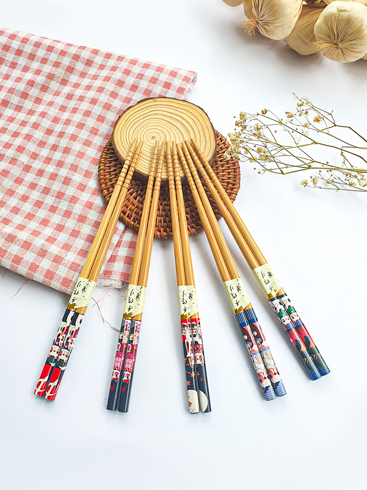 Đũa Tre Nhật Bản Vỉ 5 Đôi Kokusai NDCK-05C