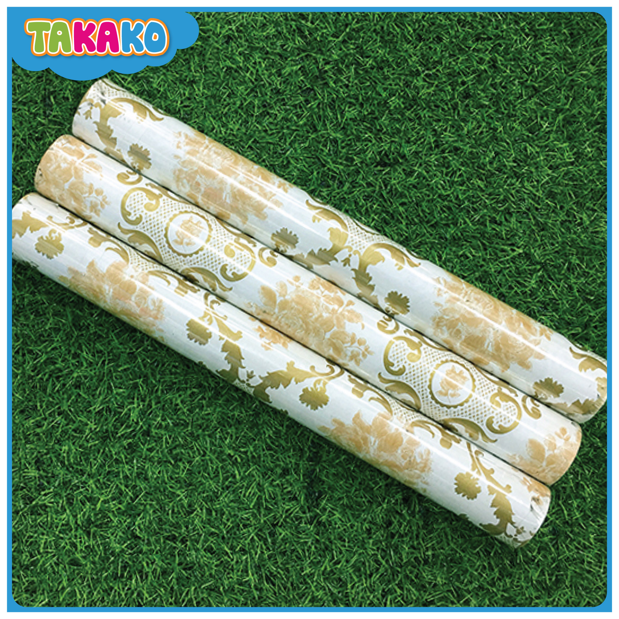 Giấy dán tường hoa văn cổ điển - cuộn 10m x 45cm