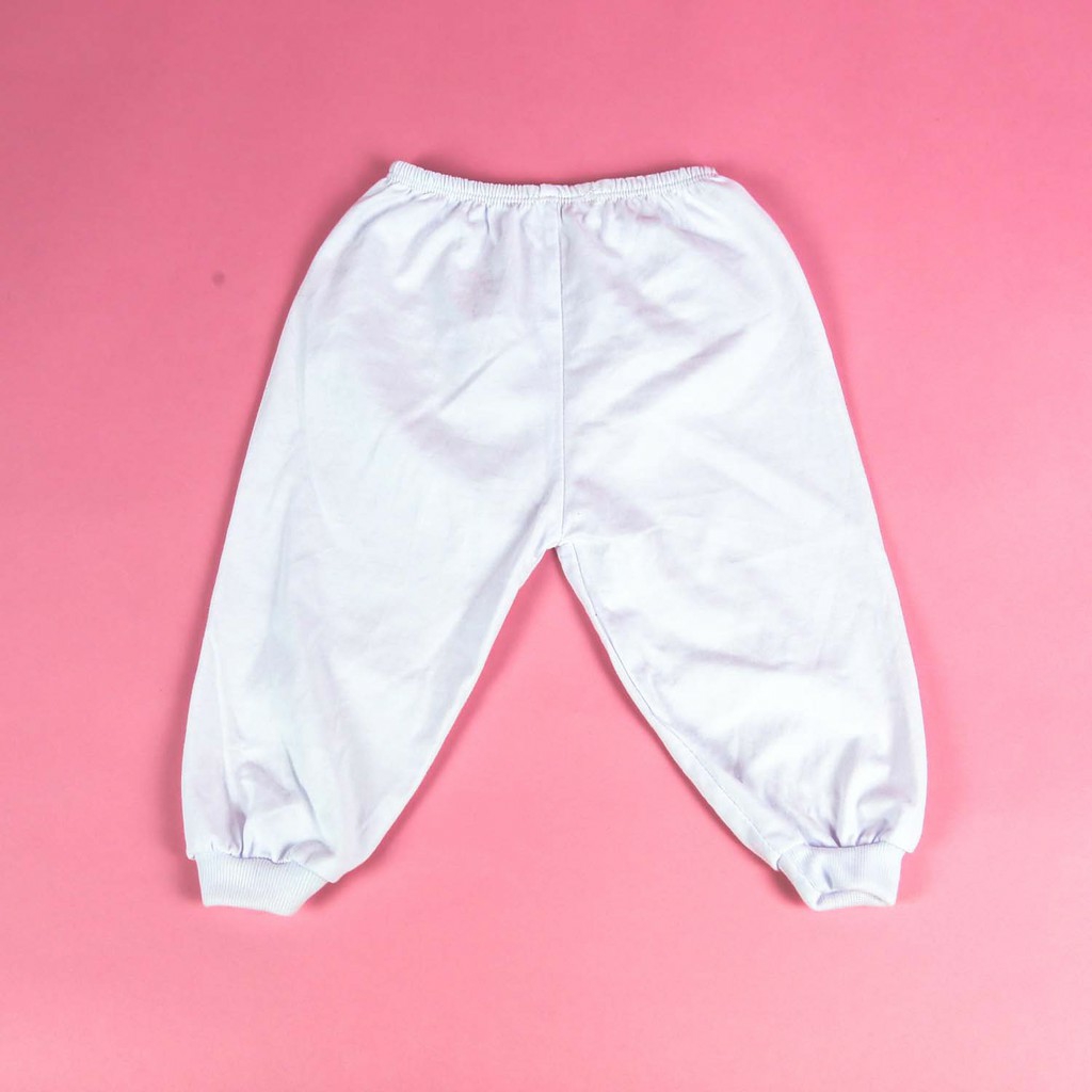 Combo 4 Quần Dài Cổ Bo Mặc Nhà Cho Bé Sơ Sinh Đến 26 ký (Chất Liệu Cotton)