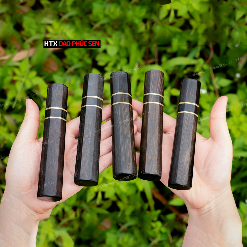 Cán dao Nhật bát giác gỗ - CN01