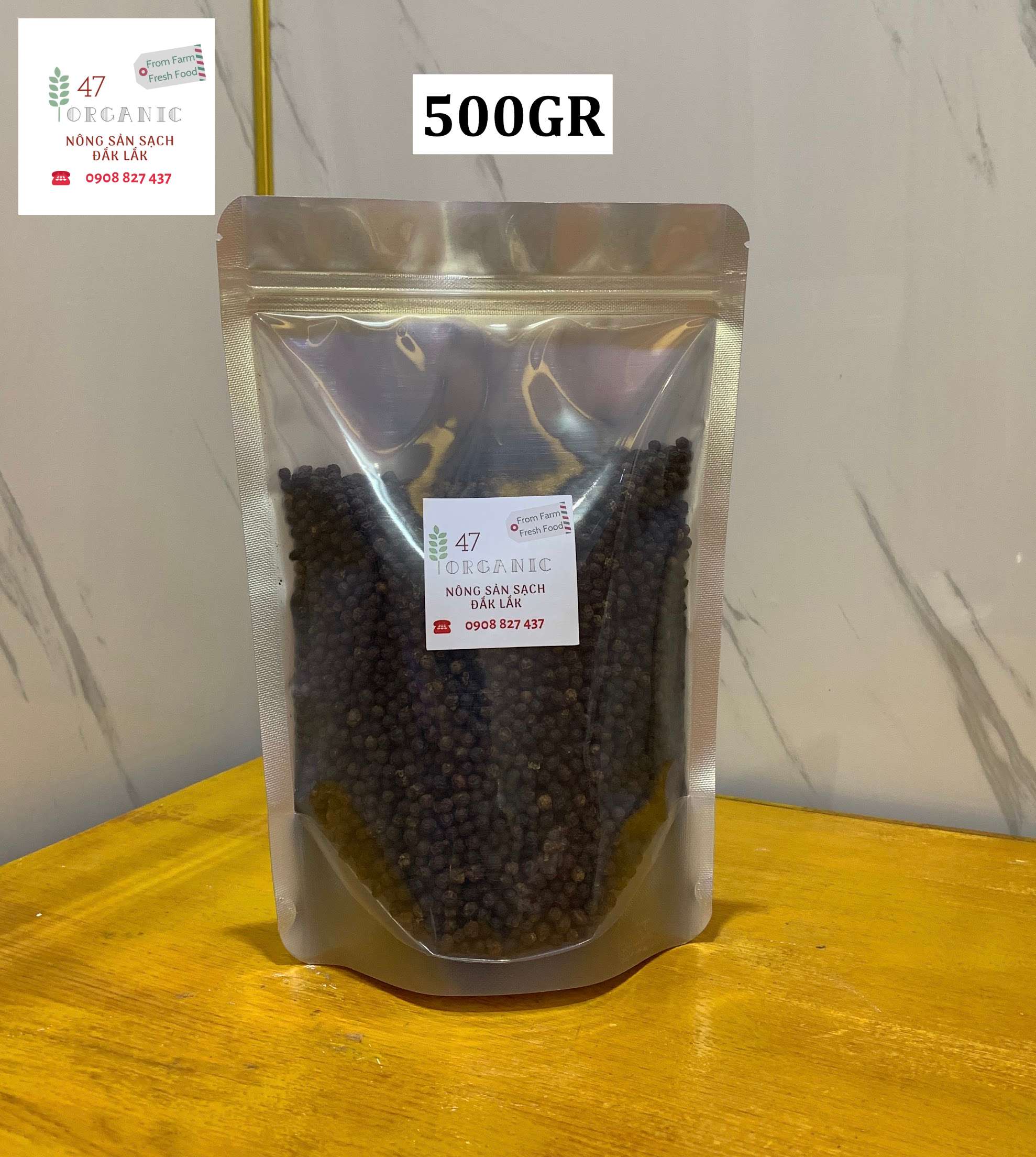 [HCM]TIÊU ĐEN ĐẮK LẮK - 2 GÓI 500GR