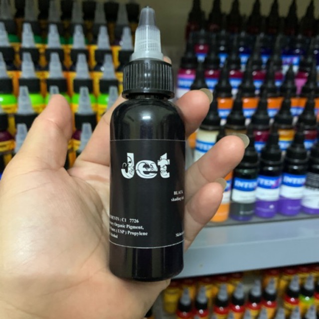 Mực xăm siêu đen Jet Black 60ml