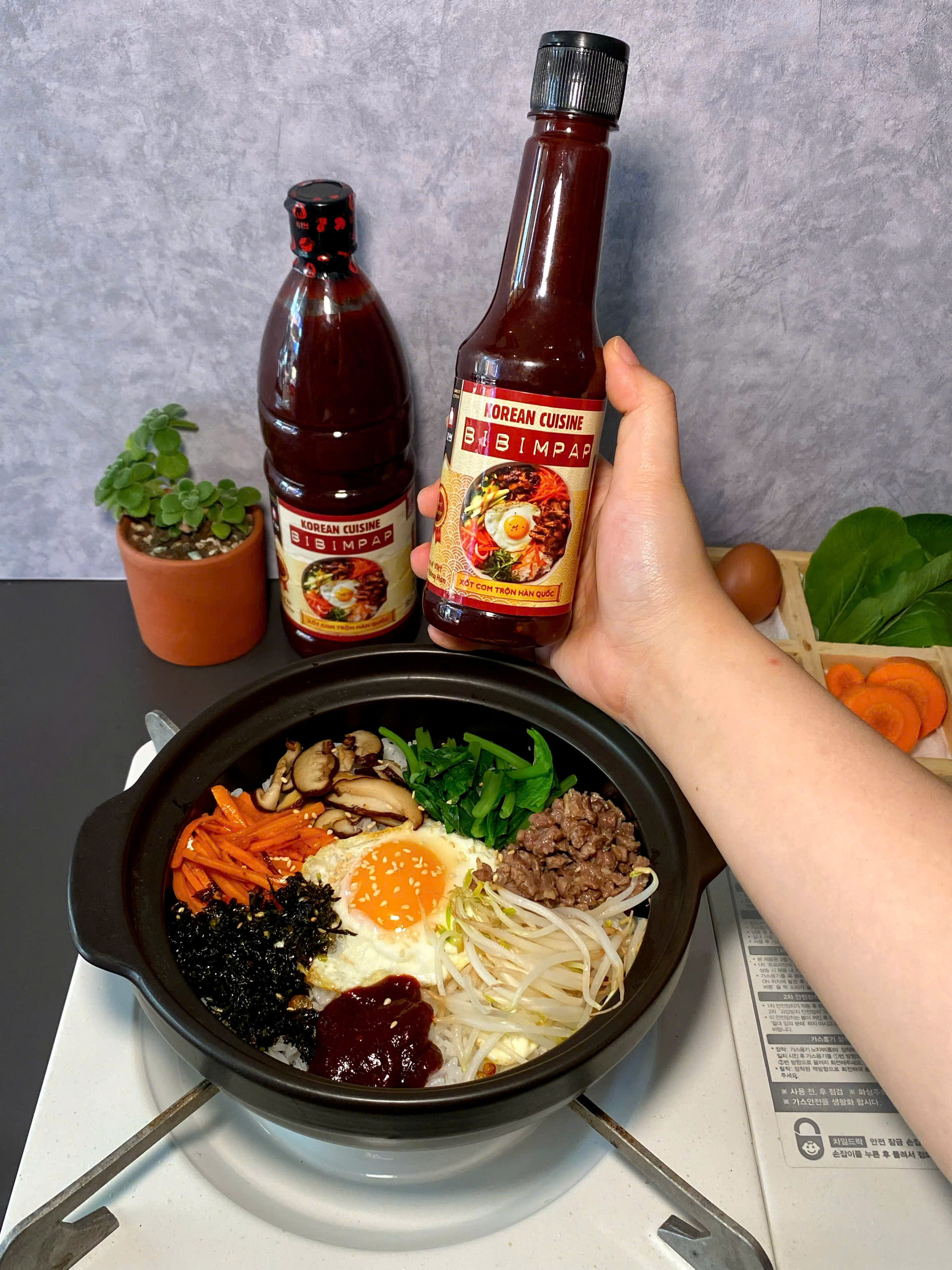 BIBIMPAP SỐT CƠM TRỘN HÀN QUỐC DÙNG LIỀN 1250GR SAUCEKIM