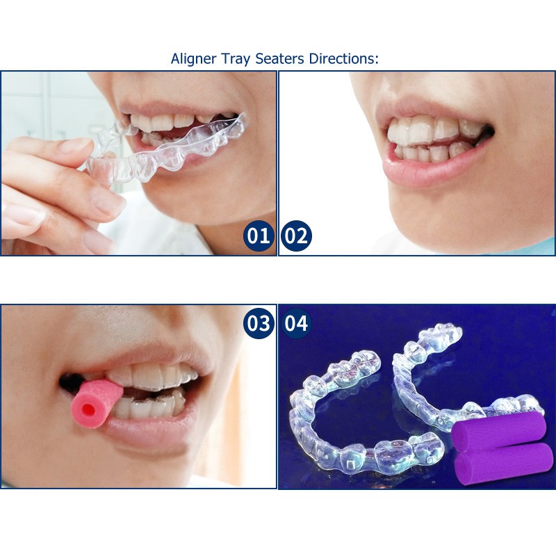 [Chewies Aligner] Combo 2 cục cắn khay chỉnh nha DynaFlex/ Mỹ