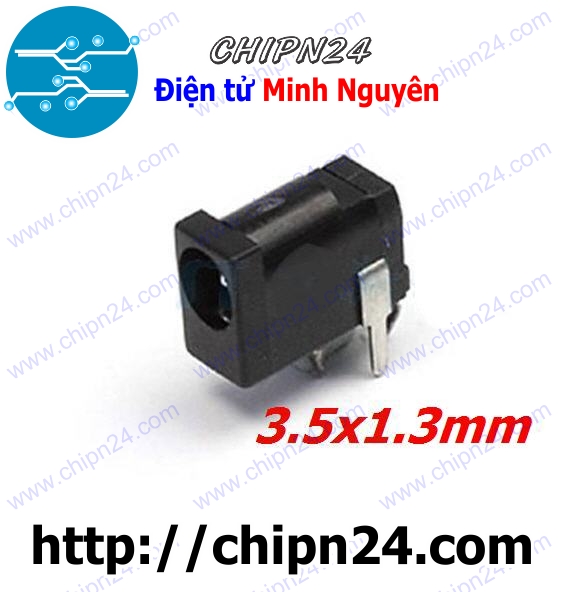 [5 cái] (G26) Jack DC hàn bo 3.5x1.3mm