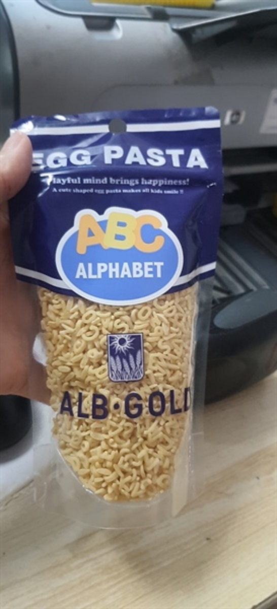90g animal and ABC egg pasta