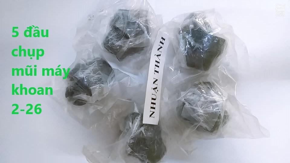 Đầu chụp mũi máy khoan bê tông 2-26 / phụ kiện máy khoan / Chụp đầu cao su giữ mũi khoan bê tông 800w