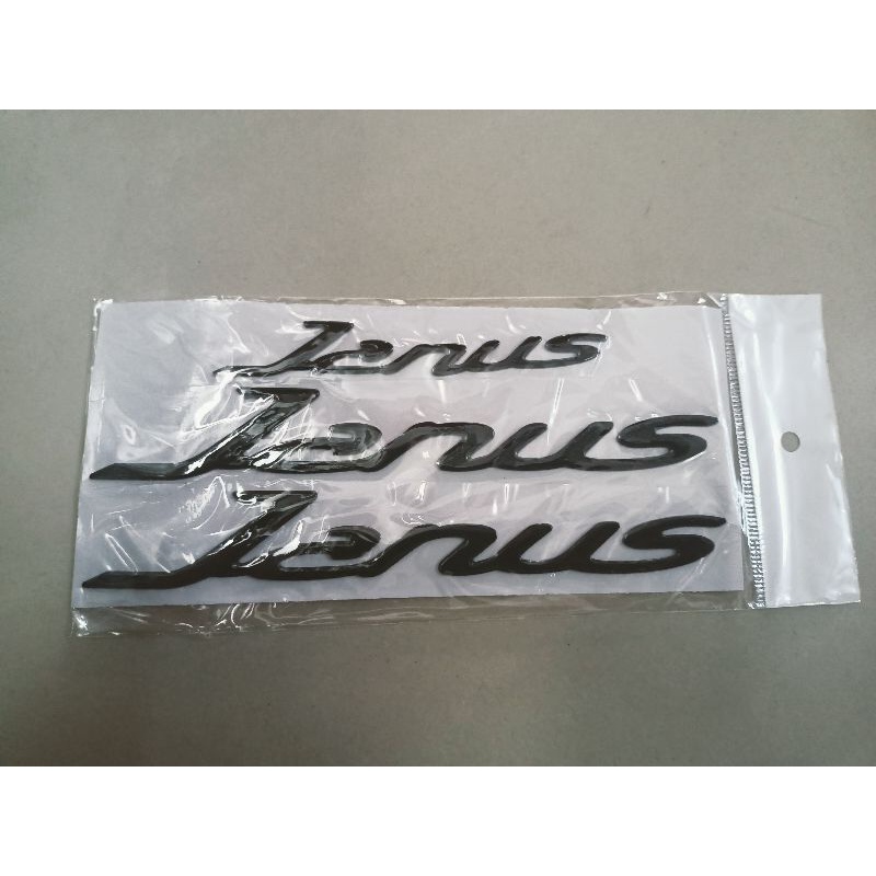 Bộ tem nổi Janus màu đen new hàng nhập Thái Lan