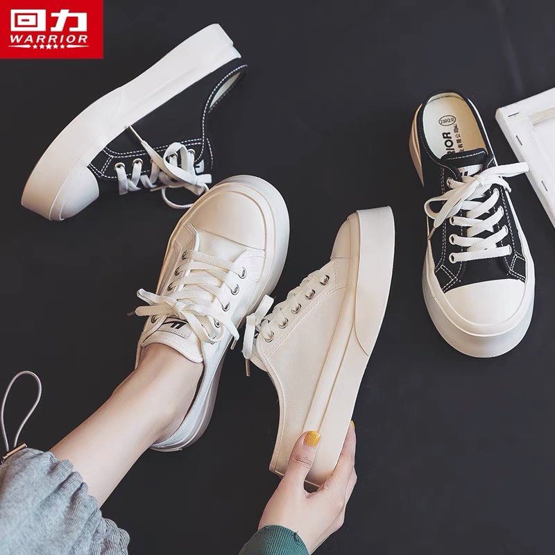 Giày sục nữ thể thao vải basic đế bánh mì siêu đẹp
