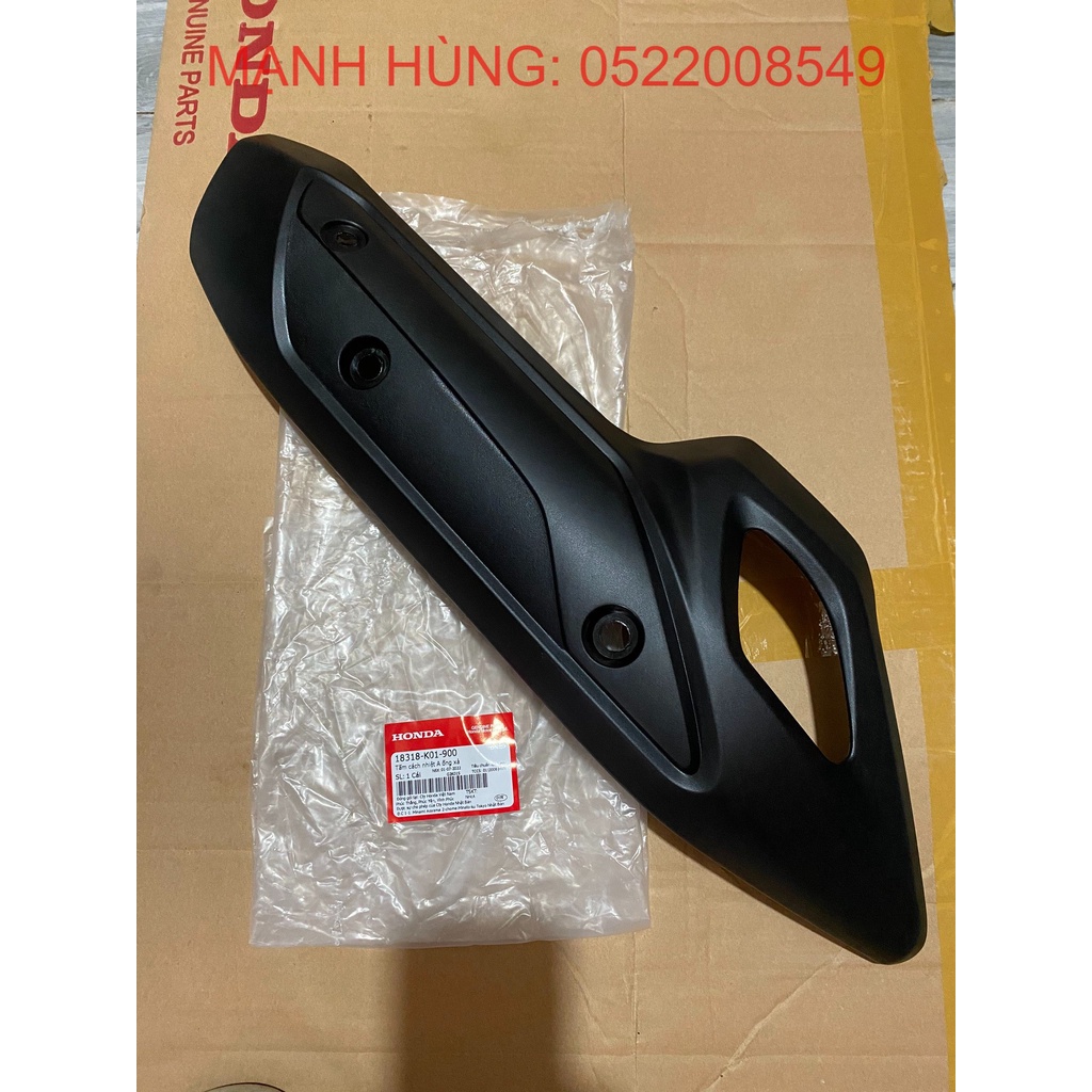 Ốp bô, tấm cách nhiệt ống xả sh việt 2013-2015