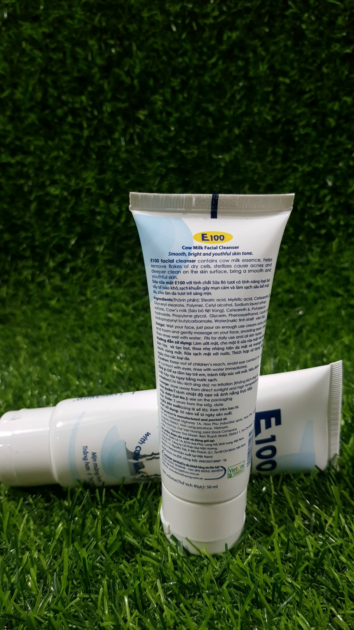 [HCM]Sữa rửa mặt E100 tinh chất sữa bò 80ml
