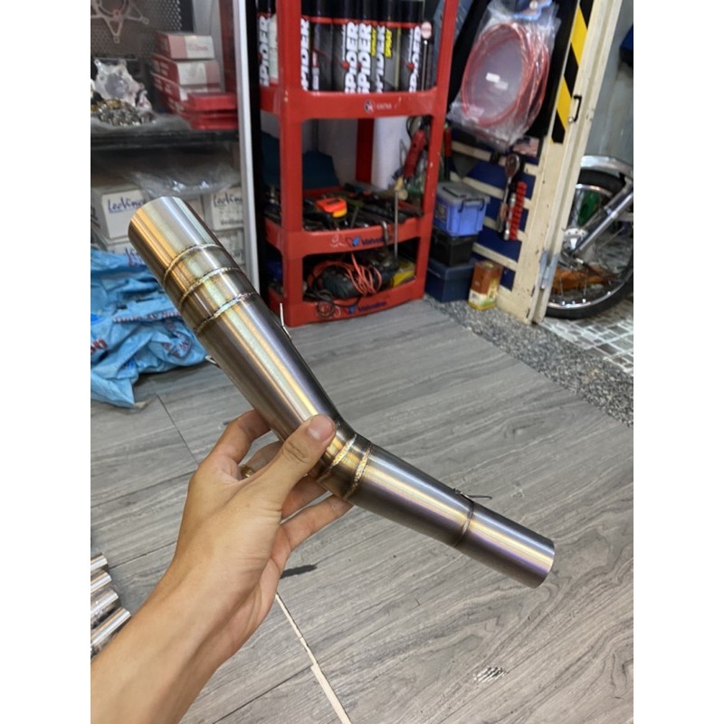 Khúc sau gắn lon pô độ phi 32/51 wrx gắn mọi dòng xe