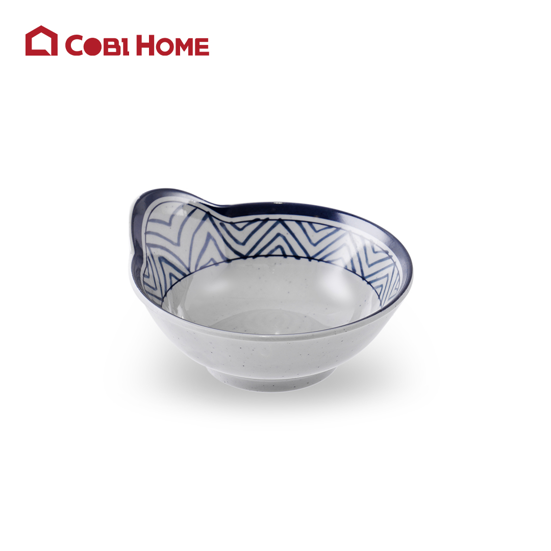Bát cơm, chén soup bằng nhựa melamine hoa văn trang trí