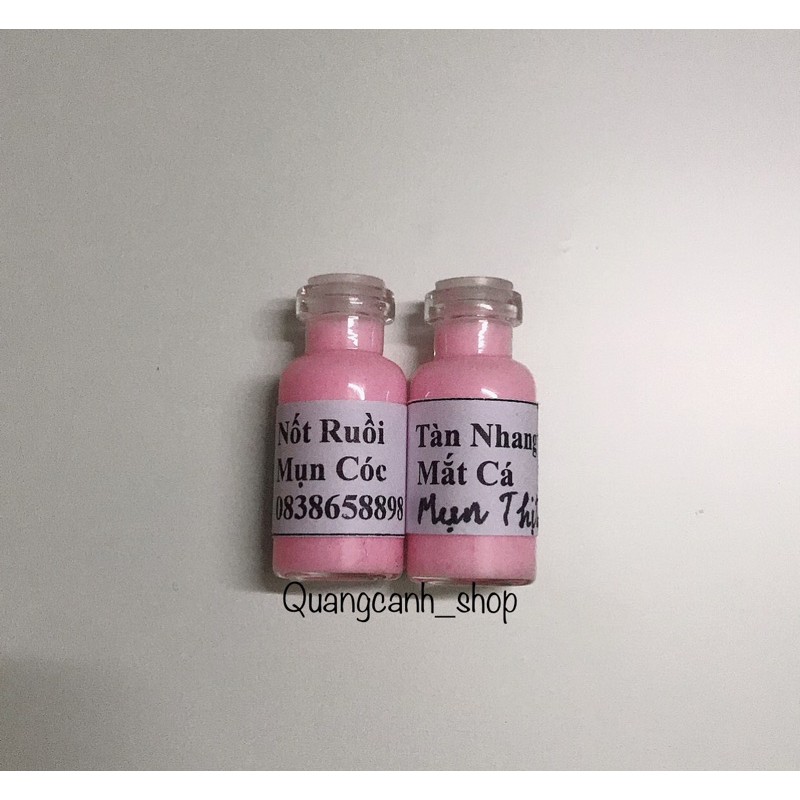 Tẩy nốt ruồi ,tàn nhang , mục cóc, mắt cá , mụn thịt handmade