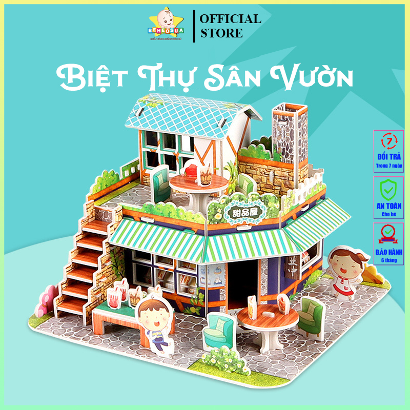 đồ chơi xếp hình cho bé - mô hình 3D cho bé