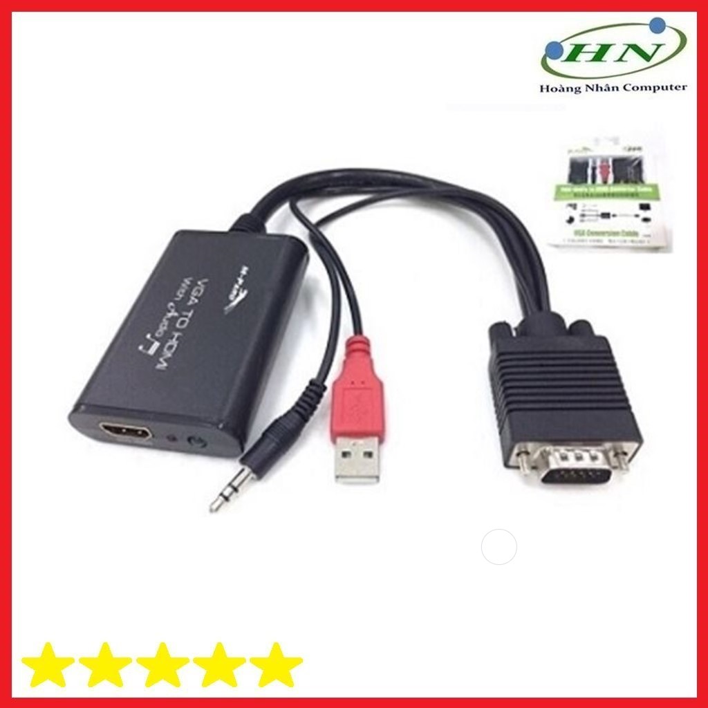 Cáp VGA Có AUDIO Ra HDMI M-PARD MD008