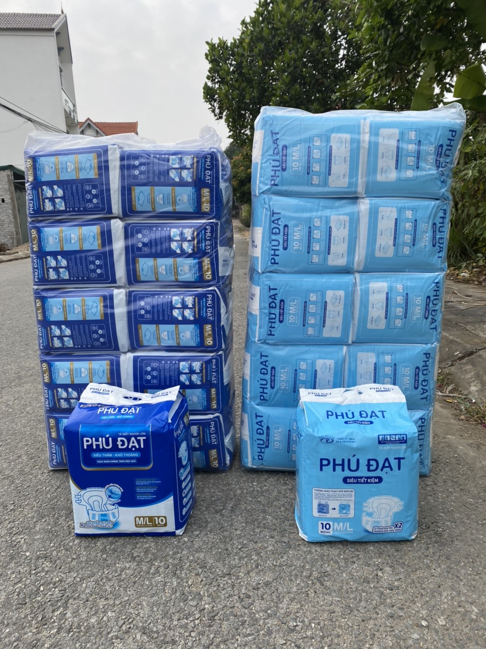 Bỉm tã dán Phú Đạt (bao 100 miếng) cho người già, phụ nữ sau sinh