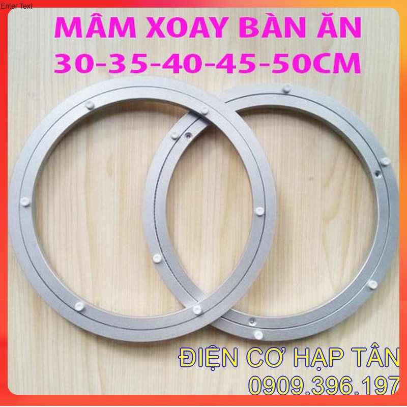 Mâm Xoay Bàn Ăn 30 35 40 45 50Cm