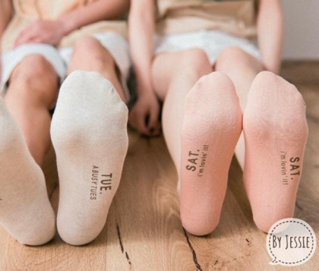 [HCM]Set 7 đôi vớ Tất vớ đôi 7 ngày chất cotton đẹp mịn