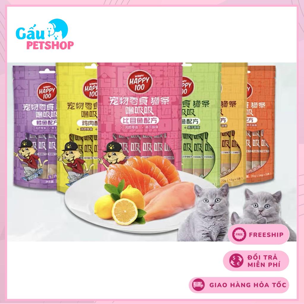 Súp thưởng cho mèo Wanpy Happy - 2 thanh lẻ 14g