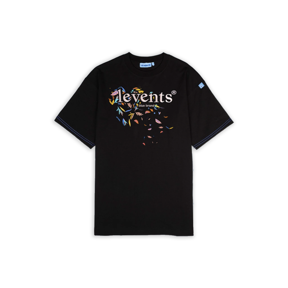 ÁO THUN LEVENTS FLORAL/BLACK