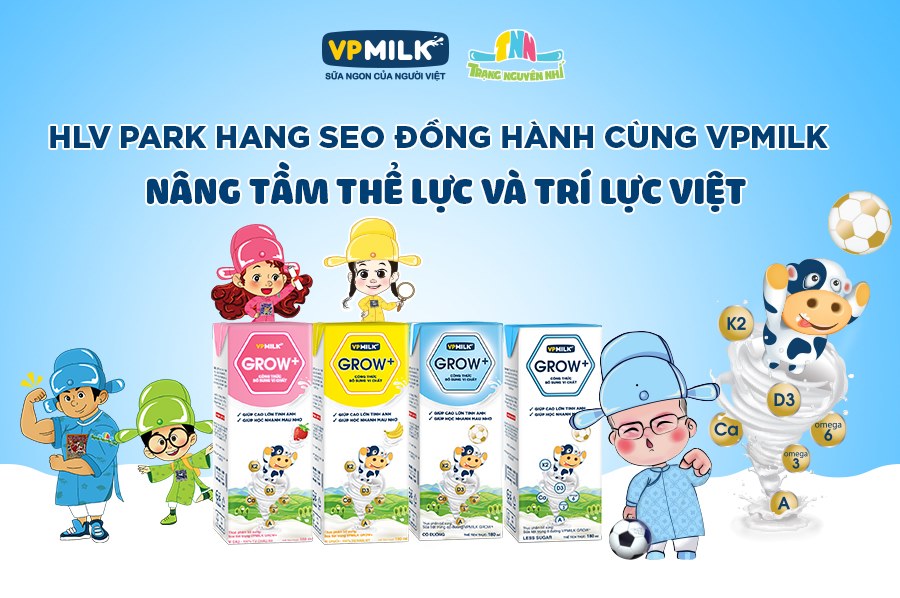 Lốc 4 ,Sữa tiệt trùng VpMilk Grow +