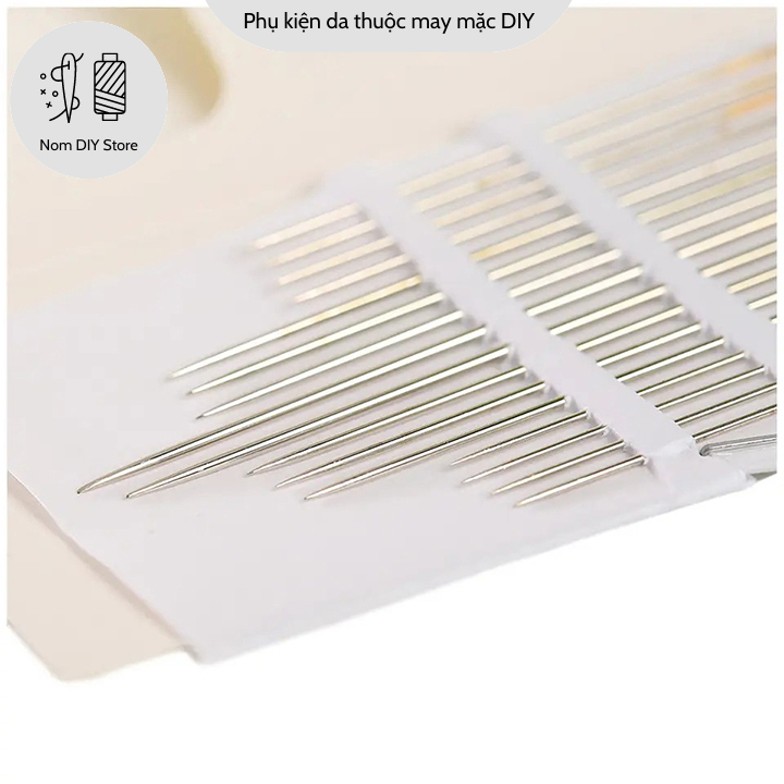 Set 16 Kim May Khâu Thêu Vá Đui Vàng Dụng Cụ May Vá Thuê Thủ Công Handmade DIY