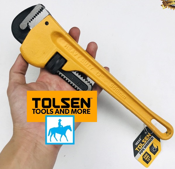 Mỏ Lết Răng Pipe Wrench 12inch 300mm TOLSEN 10233