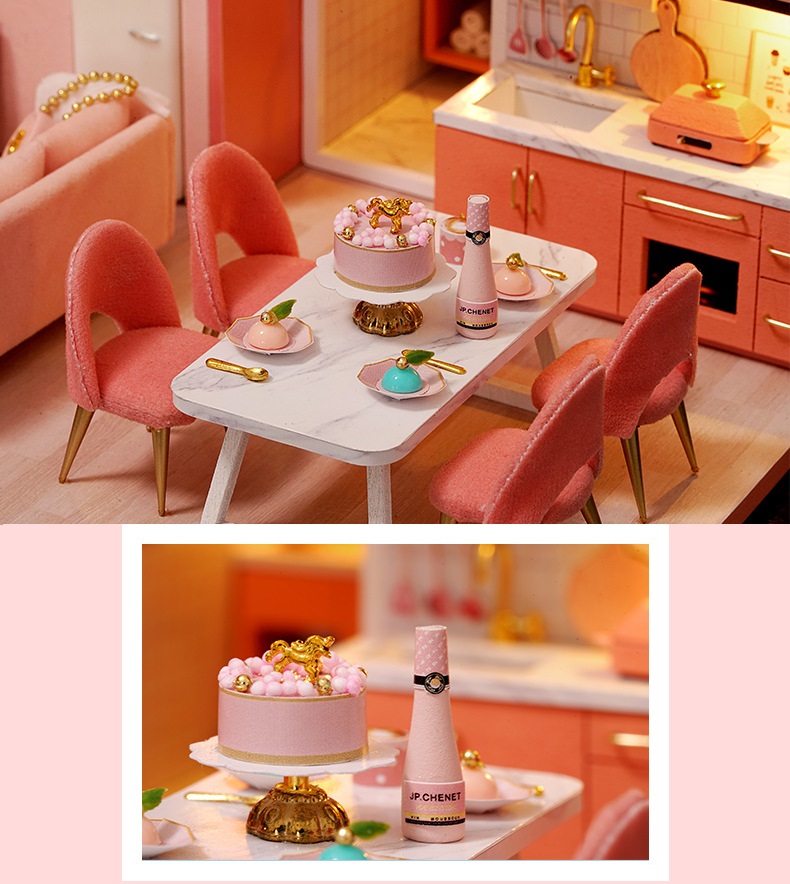 [HCM]Nhà búp bê DIY Doll House- Happy Moment