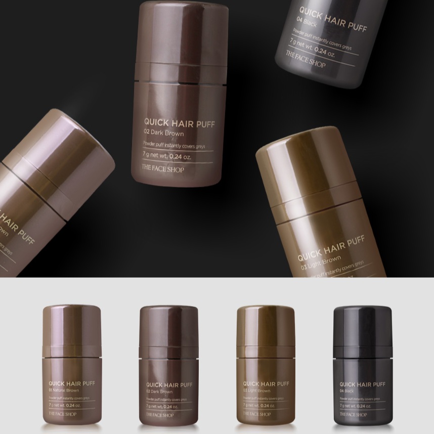 Combo 2 phấn dặm hói che kuyết điêm tóc quick hair puff