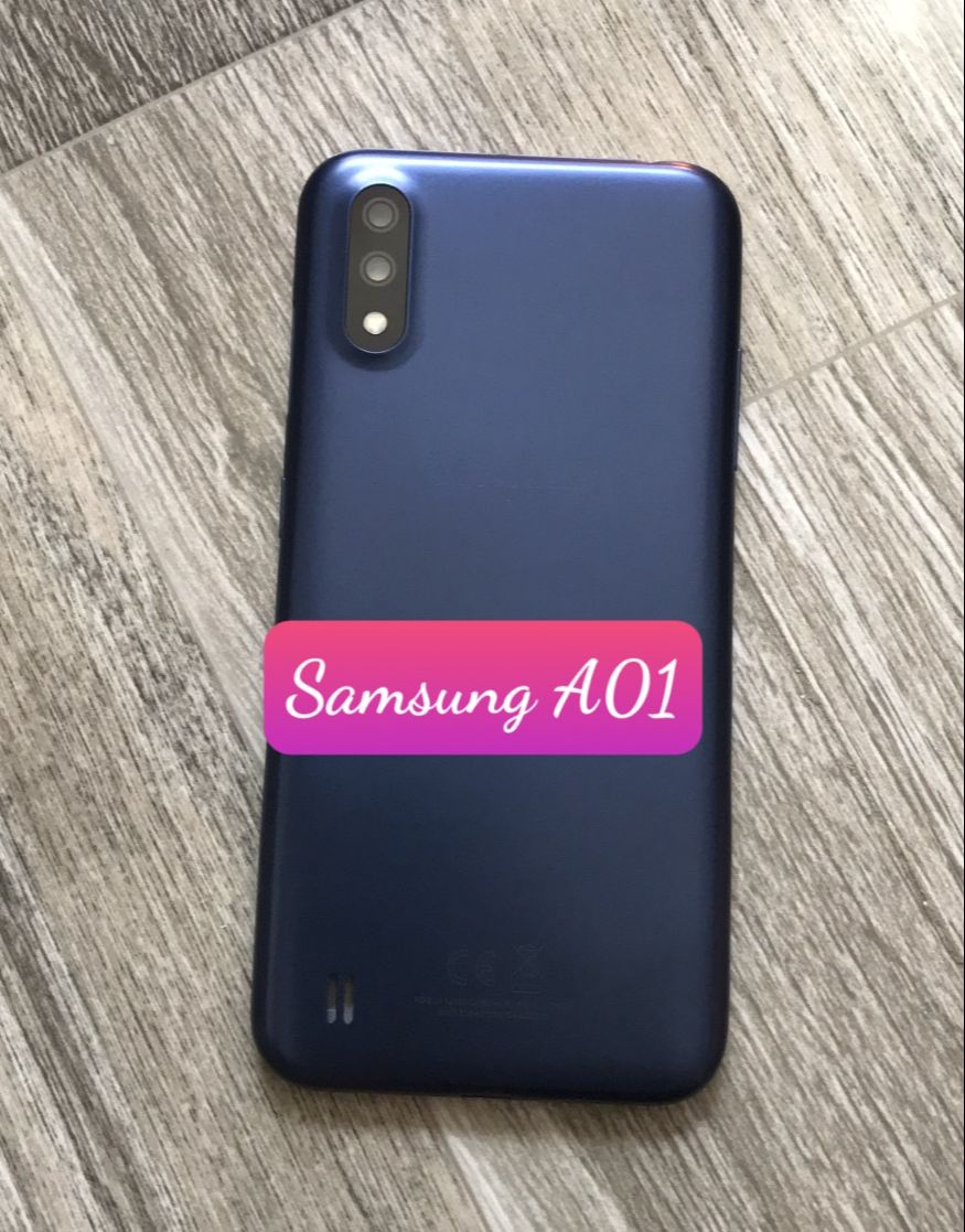 <<Ảnh thật>> Bộ vỏ Samsung A01 Zin new