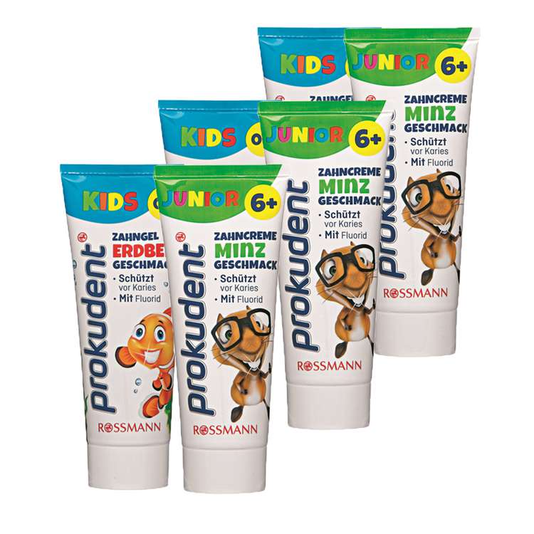 Kem đánh răng trẻ em Prokudent Junior Đức 6 +