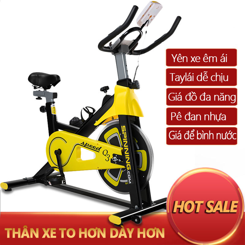 Xe đạp tập đa năng xe đạp tập gym tại nhà đa năng cản lực từ tính chống mài mòn bàn đạp nhôm bánh xe thép dụng cụ tập gym đa năng Our shopping home