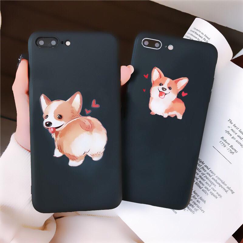 ốp lưng điện thoại iphone hình chó corgi xinh xắn