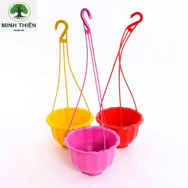[HCM]Combo 5 Chậu Treo Bí Treo 22cm*15cm ( Màu Ngẩu Nhiên)