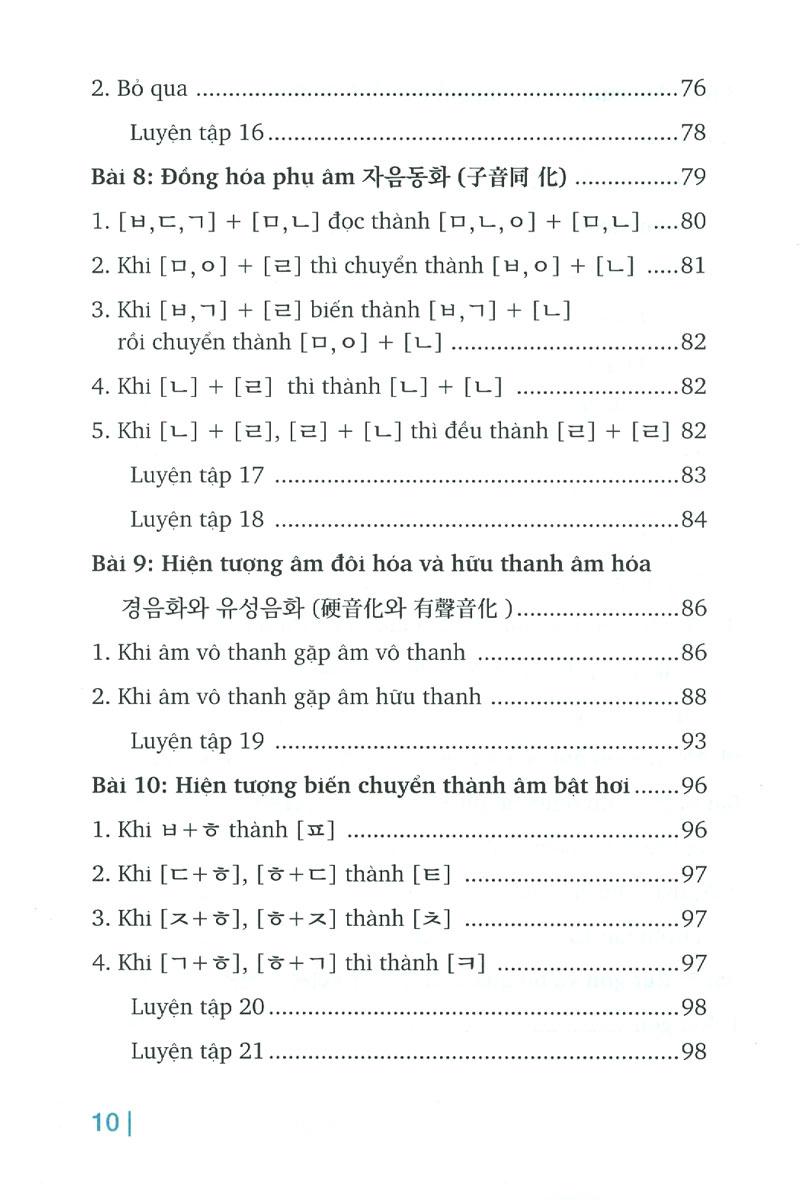 LUYỆN PHÁT ÂM TIẾNG HÀN (TÁI BẢN)