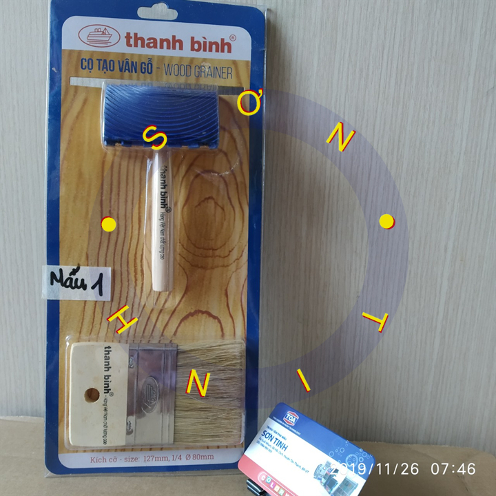 Cọ tạo vân gỗ, dụng cụ giả gỗ cao cấp thanh bình