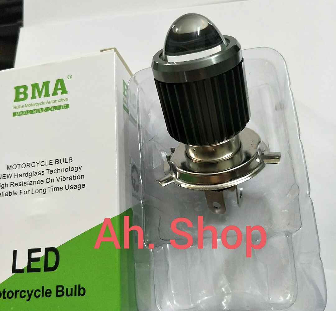 led BMA chân cắm thẳng H4 cos vàng pha trắng