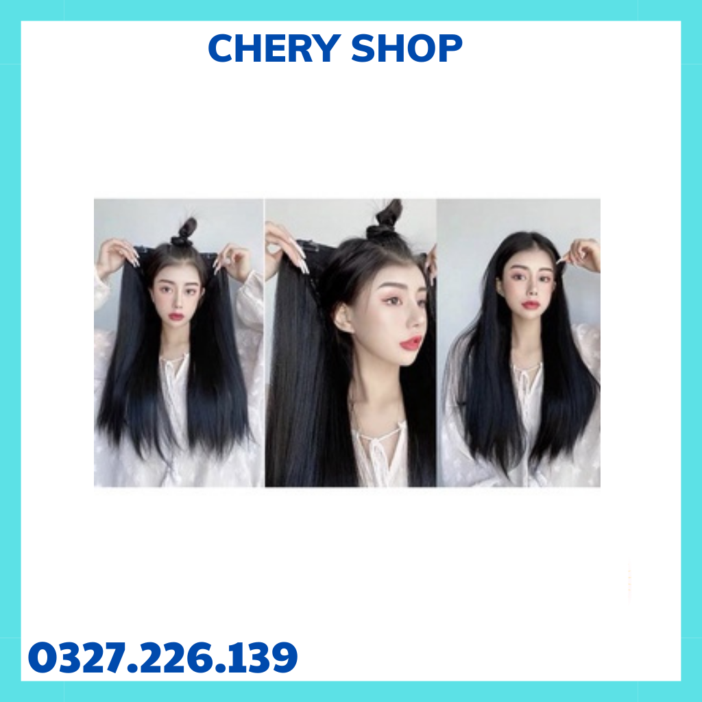 Tóc kẹp U ❤️FREESHIP - tóc kẹp U thẳng