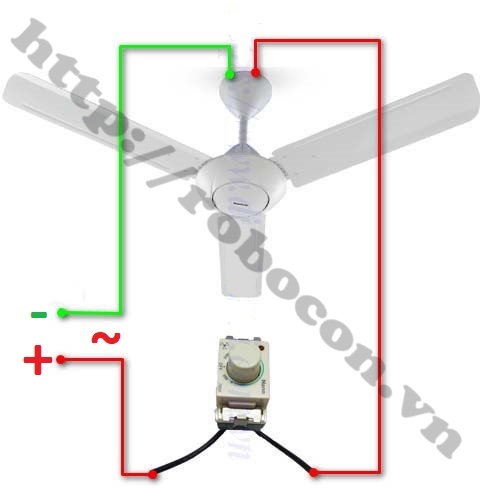 DIMMER ĐIỀU KHIỂN QUẠT TRẦN 220V 1000W